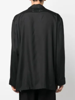 Homme Maison Margiela Chemise En Soie à Manches Longues -Épure Mode Promos Boutique 18584113 41565285 1000