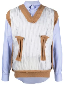 Homme Maison Margiela Chemise à Design Superposé