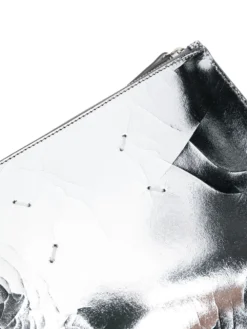Homme Maison Margiela Pochette En Cuir à Finition Métallisée -Épure Mode Promos Boutique 18599316 40170795 1000