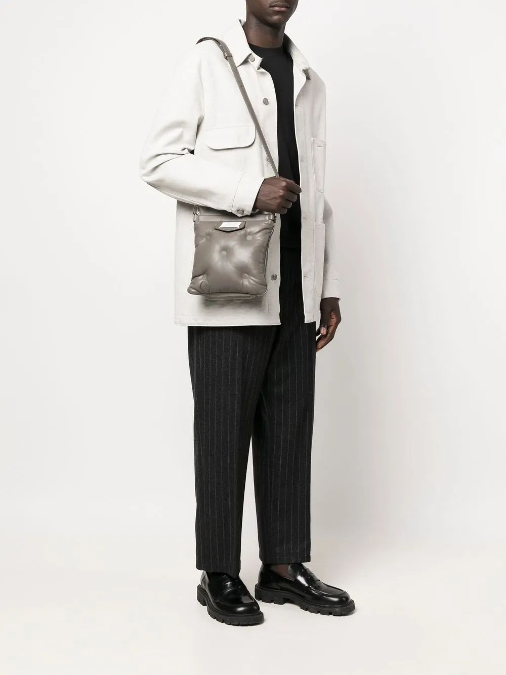 Homme Maison Margiela Sac Porté épaule à Plaque Logo 2 Homme Maison Margiela Sac Porté épaule à Plaque Logo – Image 2