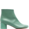 Femme MM6 Maison Margiela Bottines à Bout Carré 45 Mm
