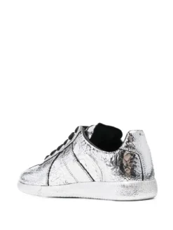 Femme Maison Margiela Baskets à Effet Métallisé -Épure Mode Promos Boutique 18708432 40511098 1000