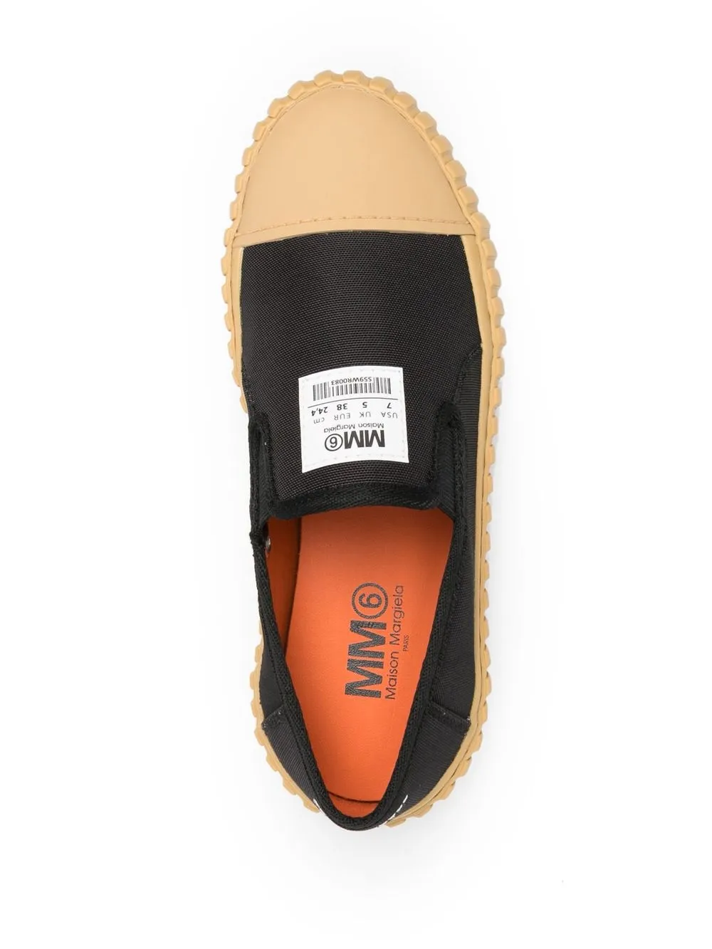 Femme MM6 Maison Margiela Baskets à Bout Contrastant 4 Femme MM6 Maison Margiela Baskets à Bout Contrastant – Image 4