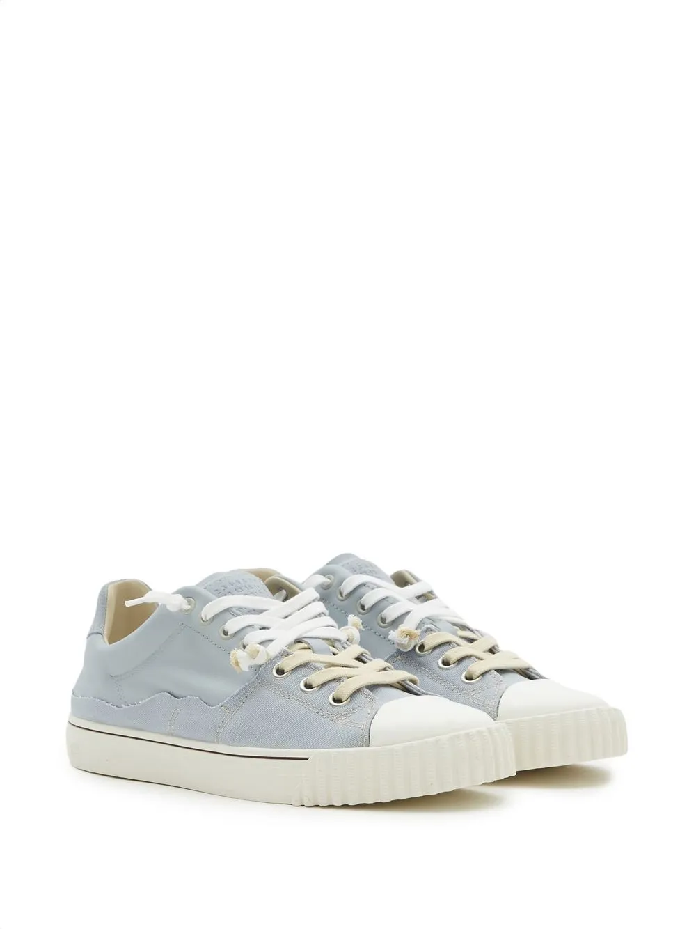 Femme Maison Margiela Baskets Bicolores à Lacets 2 Femme Maison Margiela Baskets Bicolores à Lacets – Image 2