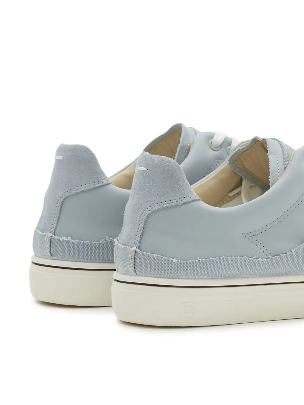 Femme Maison Margiela Baskets Bicolores à Lacets 5 Femme Maison Margiela Baskets Bicolores à Lacets – Image 5