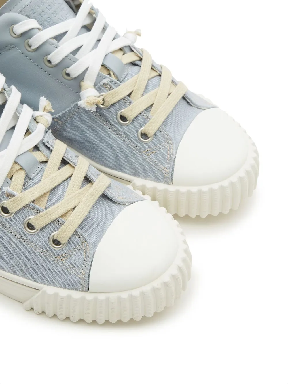 Femme Maison Margiela Baskets Bicolores à Lacets 4 Femme Maison Margiela Baskets Bicolores à Lacets – Image 4