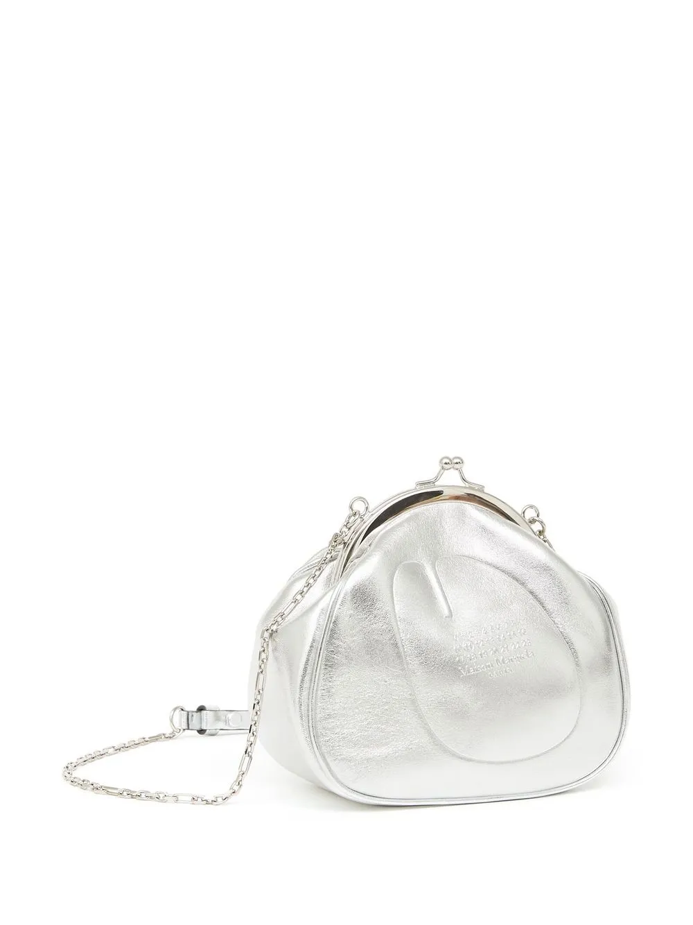 Homme Maison Margiela Sac Cabas En Cuir Métallisé à Logo 4 Homme Maison Margiela Sac Cabas En Cuir Métallisé à Logo – Image 4