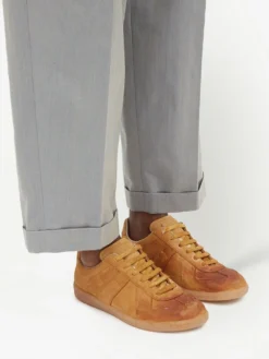 Homme Maison Margiela Baskets à Logo Embossé -Épure Mode Promos Boutique 18883564 43684523 1000