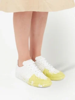 Femme Maison Margiela Baskets Replica à Effet Taches De Peinture -Épure Mode Promos Boutique 18883736 42418415 1000