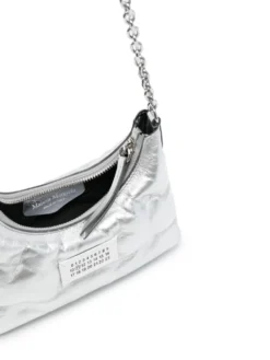 Homme Maison Margiela Sac Porté épaule En Cuir Métallisé -Épure Mode Promos Boutique 18883750 44658217 1000