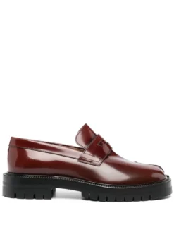 Homme Maison Margiela Mocassins Vernis à Bout Tabi
