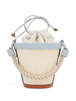 Homme Maison Margiela Mini Sac Seau à Design Tressé -Épure Mode Promos Boutique 18883758 43393052 1000