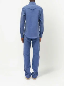 Homme Maison Margiela Chemise En Coton à Manches Longues -Épure Mode Promos Boutique 18883850 43549297 1000