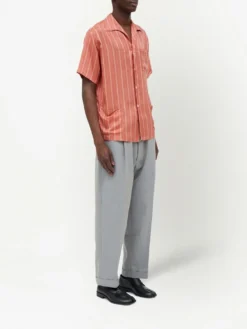 Homme Maison Margiela Chemise Rayée à Manches Courtes 7 Homme Maison Margiela Chemise Rayée à Manches Courtes -Épure Mode Promos Boutique 18883852 43565323 1000