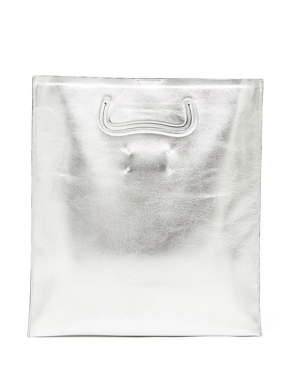 Homme Maison Margiela Sac Cabas En Cuir Métallisé 3 Homme Maison Margiela Sac Cabas En Cuir Métallisé – Image 3