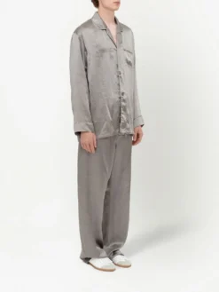 Homme Maison Margiela Chemise Satinée à Manches Longues -Épure Mode Promos Boutique 18883932 43569382 1000