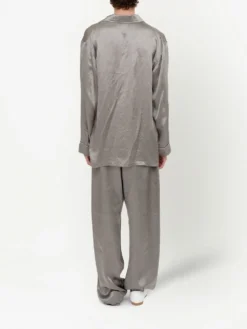 Homme Maison Margiela Chemise Satinée à Manches Longues -Épure Mode Promos Boutique 18883932 43571208 1000