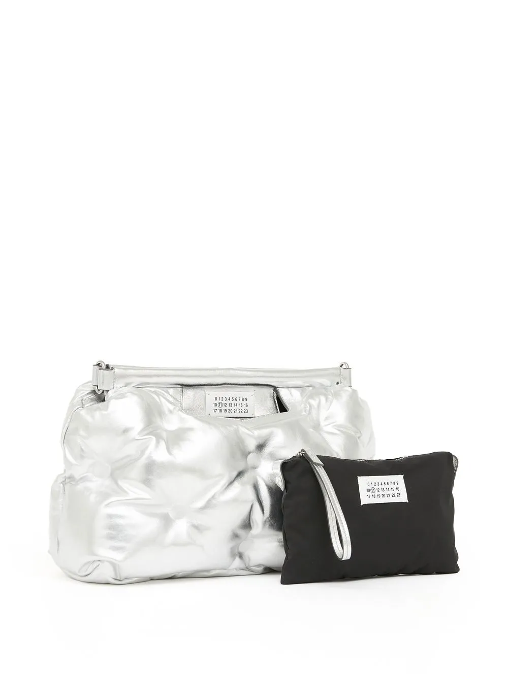 Homme Maison Margiela Sac Porté épaule Matelassé En Cuir Métallisé 5 Homme Maison Margiela Sac Porté épaule Matelassé En Cuir Métallisé – Image 5