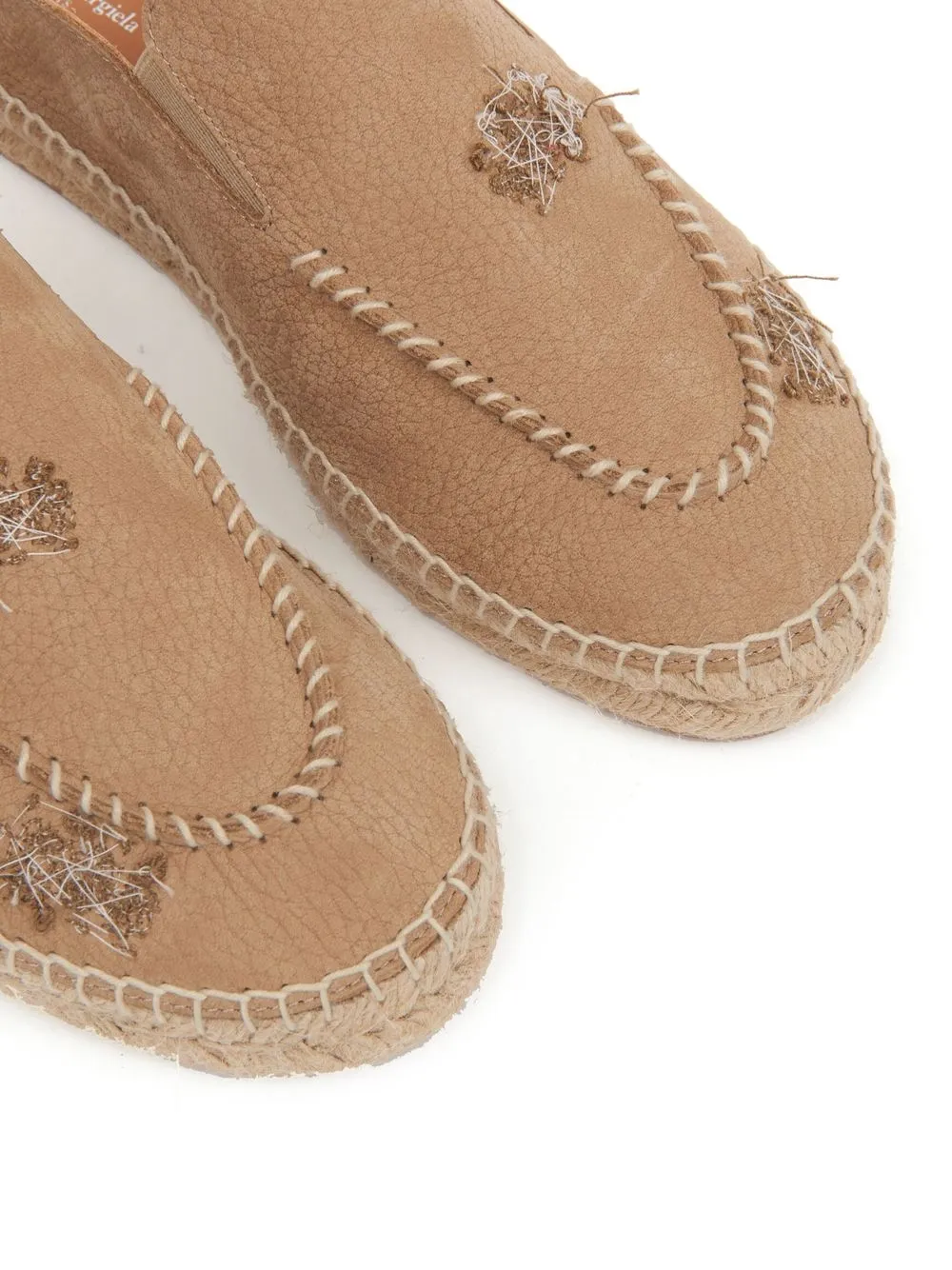 Femme Maison Margiela Mules En Cuir à Semelle En Corde 4 Femme Maison Margiela Mules En Cuir à Semelle En Corde – Image 4