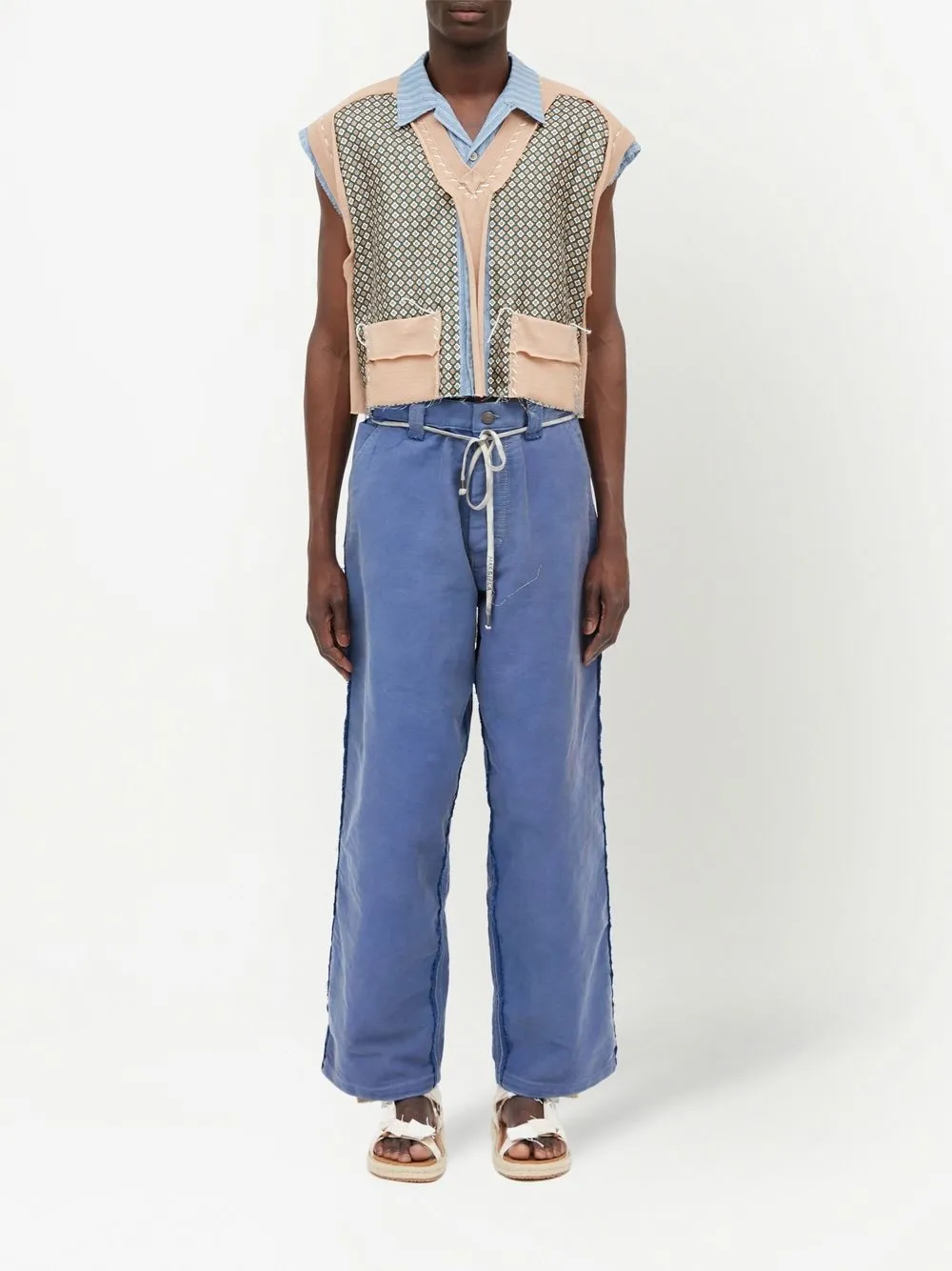 Homme Maison Margiela Chemise Superposée à Imprimé Graphique 2 Homme Maison Margiela Chemise Superposée à Imprimé Graphique – Image 2