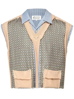 Homme Maison Margiela Chemise Superposée à Imprimé Graphique