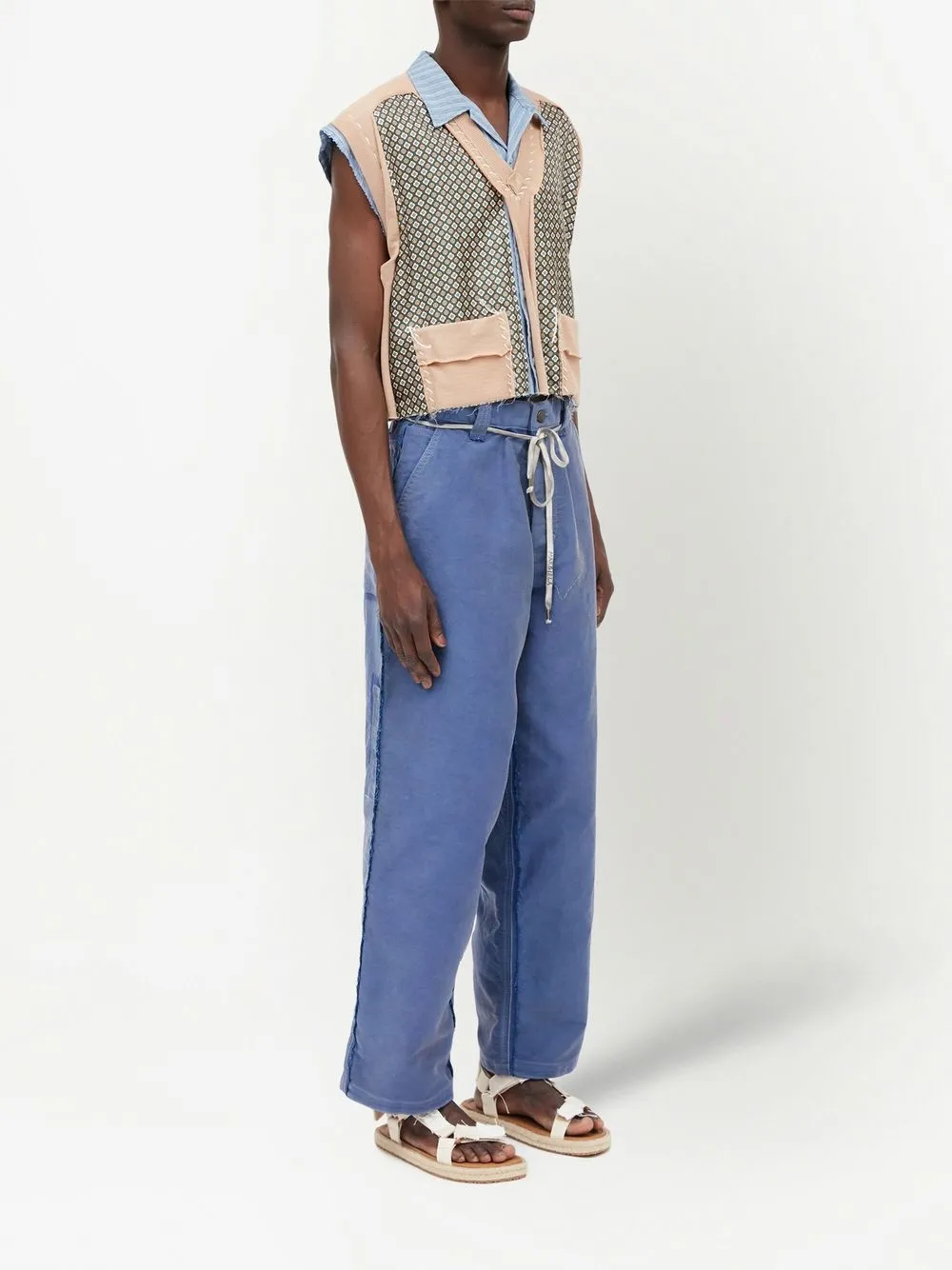 Homme Maison Margiela Chemise Superposée à Imprimé Graphique 3 Homme Maison Margiela Chemise Superposée à Imprimé Graphique – Image 3