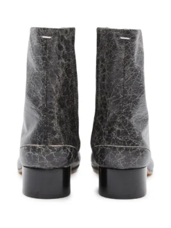 Femme Maison Margiela Bottines Tabi En Effet Craquelé -Épure Mode Promos Boutique 18884475 45006400 1000