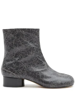 Femme Maison Margiela Bottines Tabi En Effet Craquelé