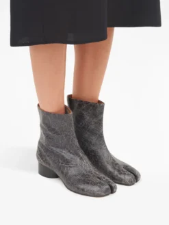 Femme Maison Margiela Bottines Tabi En Effet Craquelé -Épure Mode Promos Boutique 18884475 45027120 1000