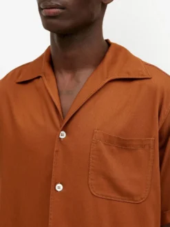 Homme Maison Margiela Chemise Boutonnée à Manches Courtes -Épure Mode Promos Boutique 18884482 43560607 1000