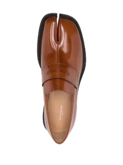 Homme Maison Margiela Mocassins En Cuir à Bout Tabi -Épure Mode Promos Boutique 18884703 44630836 1000