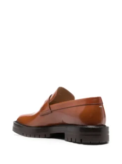 Homme Maison Margiela Mocassins En Cuir à Bout Tabi -Épure Mode Promos Boutique 18884703 44630840 1000