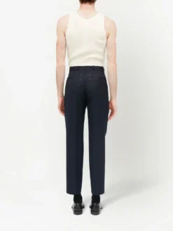 Homme Maison Margiela Pantalon Droit à Plis Marqués -Épure Mode Promos Boutique 18884757 43539175 1000