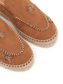 Femme Maison Margiela Chaussons En Cuir à Semelle En Jute -Épure Mode Promos Boutique 18884864 42421028 1000