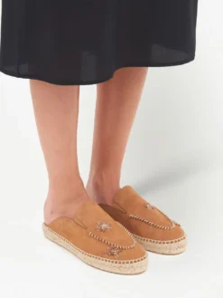 Femme Maison Margiela Chaussons En Cuir à Semelle En Jute -Épure Mode Promos Boutique 18884864 42421029 1000