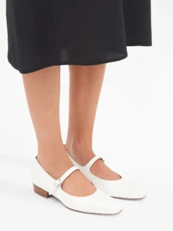 Femme Maison Margiela Ballerines Carrées à Boucle -Épure Mode Promos Boutique 18885165 45323623 1000