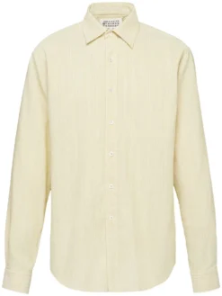 Homme Maison Margiela Chemise En Coton à Fines Rayures