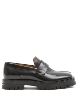 Homme Maison Margiela Mocassins Tabi En Cuir