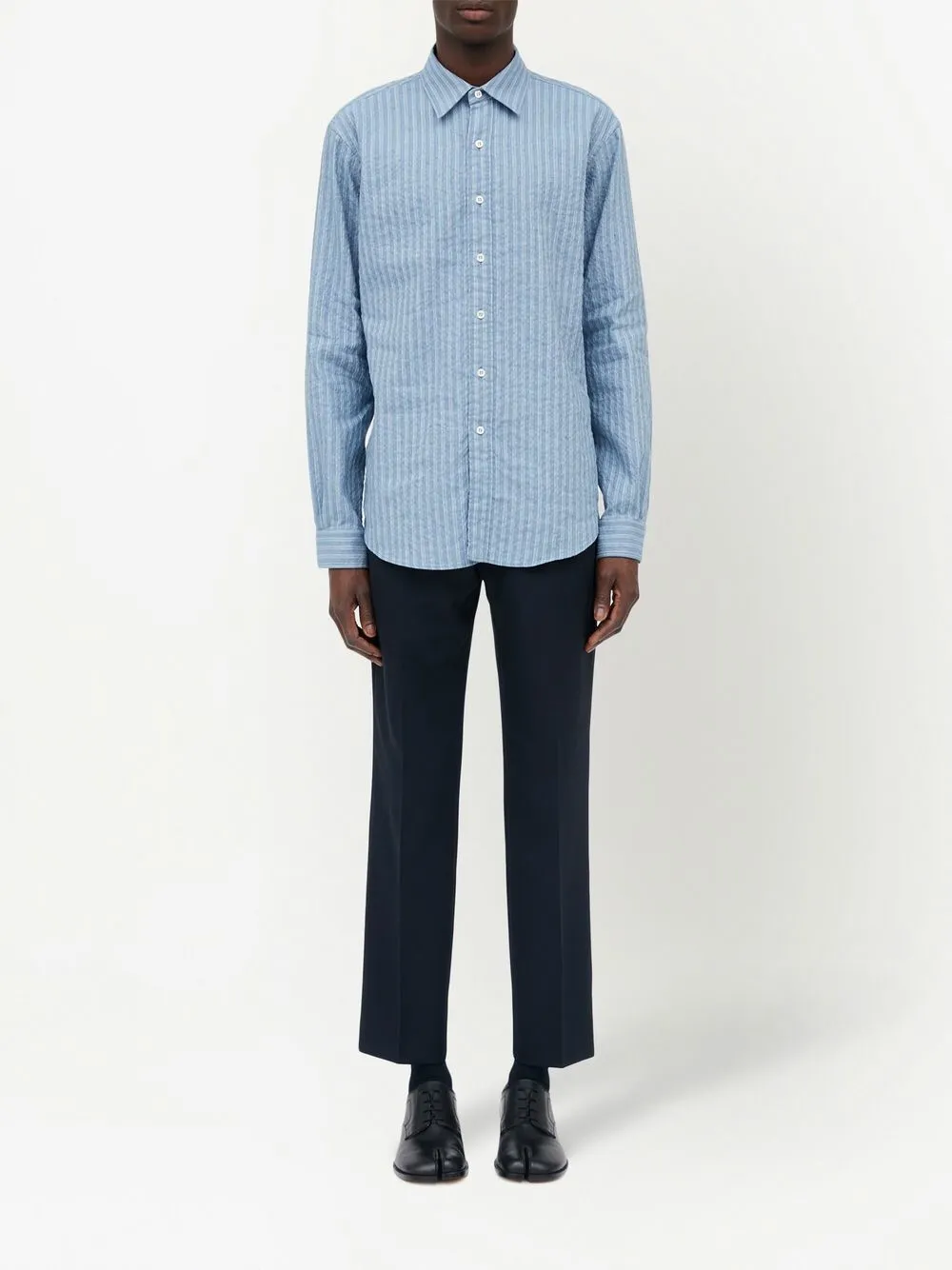 Homme Maison Margiela Chemise à Rayures 2 Homme Maison Margiela Chemise à Rayures – Image 2