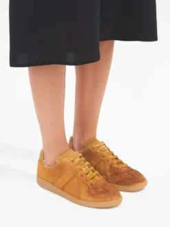 Femme Maison Margiela Baskets à Patch Logo -Épure Mode Promos Boutique 18886094 45324006 1000