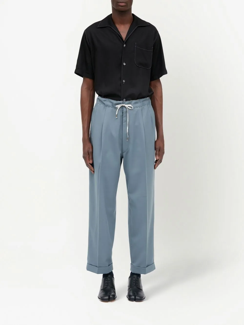 Homme Maison Margiela Pantalon Fuselé à Lien De Resserrage 2 Homme Maison Margiela Pantalon Fuselé à Lien De Resserrage – Image 2