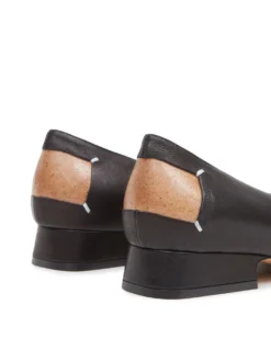 Femme Maison Margiela Ballerines En Cuir à Bout Carré -Épure Mode Promos Boutique 18886154 42418374 1000