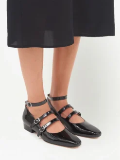 Femme Maison Margiela Ballerines En Cuir Verni -Épure Mode Promos Boutique 18887004 42416747 1000