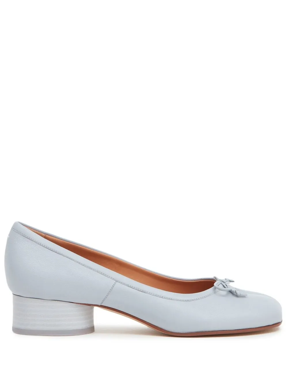 Femme Maison Margiela Ballerines En Cuir à Bout Tabi 1 Femme Maison Margiela Ballerines En Cuir à Bout Tabi