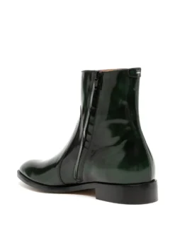 Homme Maison Margiela Bottines à Effet Ciré -Épure Mode Promos Boutique 18899527 41355439 1000