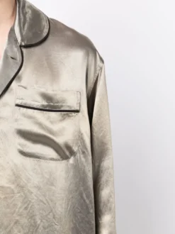 Homme Maison Margiela Chemise En Satin à Manches Longues 11 Homme Maison Margiela Chemise En Satin à Manches Longues -Épure Mode Promos Boutique 18899791 44651801 1000