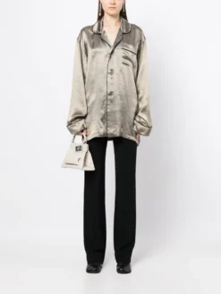 Homme Maison Margiela Chemise En Satin à Manches Longues 8 Homme Maison Margiela Chemise En Satin à Manches Longues -Épure Mode Promos Boutique 18899791 44652274 1000