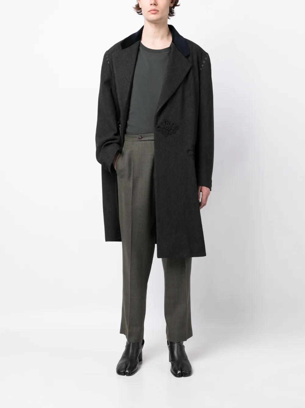 Homme Maison Margiela Pantalon En Laine à Coupe Droite 2 Homme Maison Margiela Pantalon En Laine à Coupe Droite – Image 2