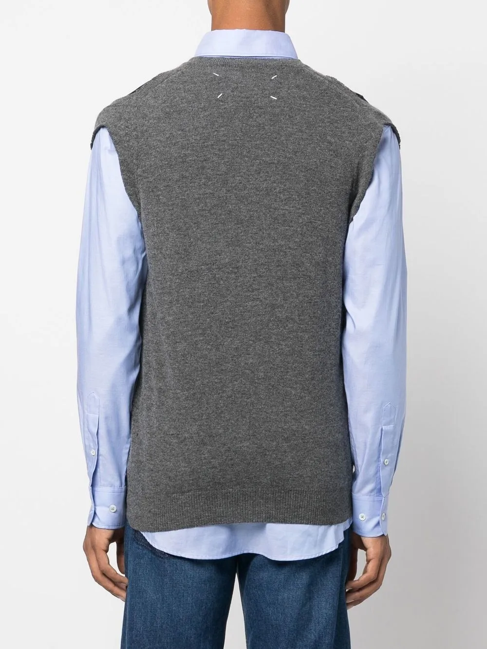 Homme Maison Margiela Chemise Rayée à Manches Longues 5 Homme Maison Margiela Chemise Rayée à Manches Longues – Image 5