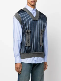 Homme Maison Margiela Chemise Rayée à Manches Longues 9 Homme Maison Margiela Chemise Rayée à Manches Longues -Épure Mode Promos Boutique 18906169 41496199 1000